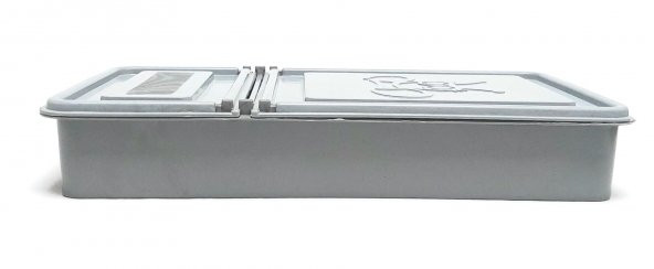 Kutu Yemlik 1 lt / Gri - 2