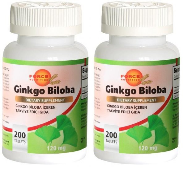 Force Nutrition Ginkgo Biloba 120 Mg 2x200 Tablet