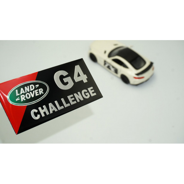 Land Rover Logo G4 Challenge Body Plaka Logo Amblem Arma