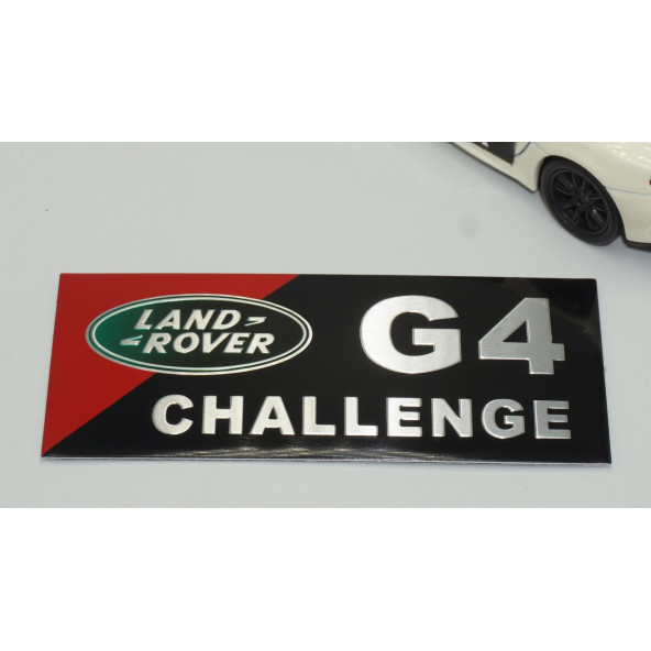 Land Rover Logo G4 Challenge Body Plaka Logo Amblem Arma - 3