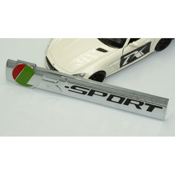 Jaguar R Sport 3M 3D Bagaj Krom Metal Logo Arma - Resim 3