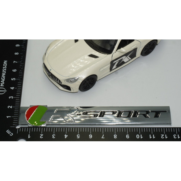 Jaguar R Sport 3M 3D Bagaj Krom Metal Logo Arma - Resim 4