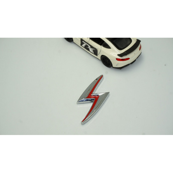 Nissan Silvia S14 S15 Ön Kaput 3M 3D Krom Metal Logo Amblem - 2