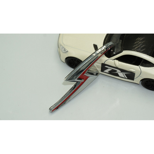 Nissan Silvia S14 S15 Ön Kaput 3M 3D Krom Metal Logo Amblem - 4