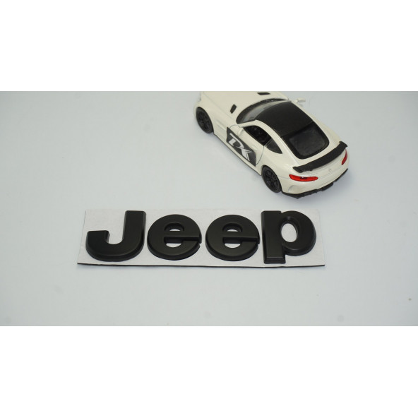 Jeep Kaput Bagaj 3M 3D Siyah Metal Logo Amblem Arma - 2