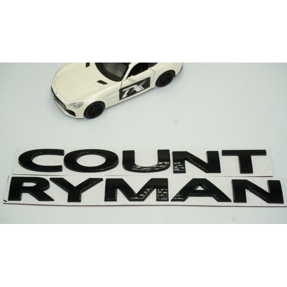 Mini Cooper Countryman R60 F60 Siyah Metal 3M Bagaj Yazı Logo - 4
