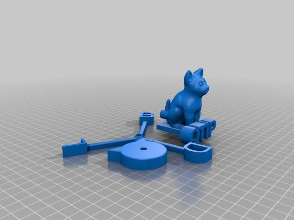 Besleme İçin Kedi Yemek Zaman Göstergesi Plastik Aparat - 6