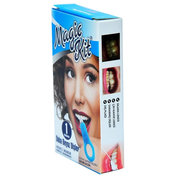 Magic Kit Diş Beyazlatıcı Diş Lekeleri Temizleme Seti 1 Kit - 4