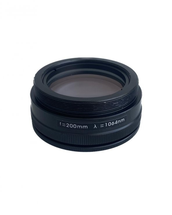 F Theta Lens f=200mm 1064 nm - Fiber Lazer Kesim Makinesi Lensi