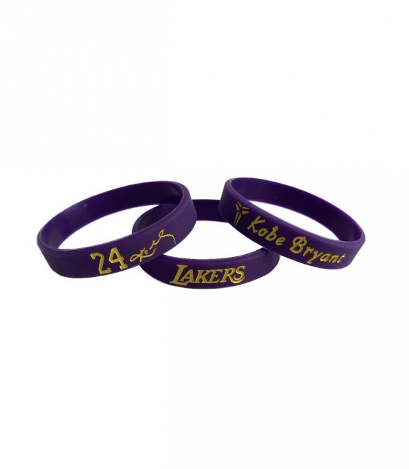 Kobe Bryant Portreli Lakers Basketbol Nba Bileklik (1 Adet) 001