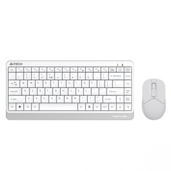 fg1112 beyaz q mini kablosuz klavye-mouse