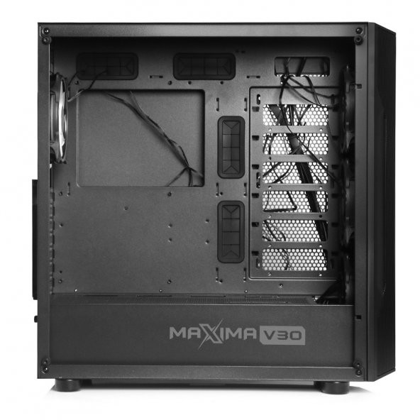 maxıma v30 psu yok 1x12cm 3x12cm argb fan mid tower gaming kasa [dkchmaxv30 - 1