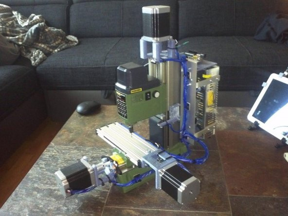 Proxxon Mf 70 Cnc Nema23 Motor Tutucu Plastik Aparat - 1