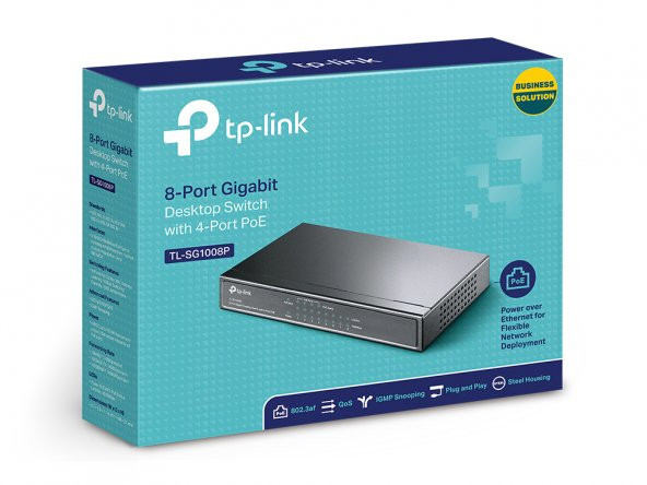 TL-SG1008P 8Port 10/1000Mbps (4Port PoE)