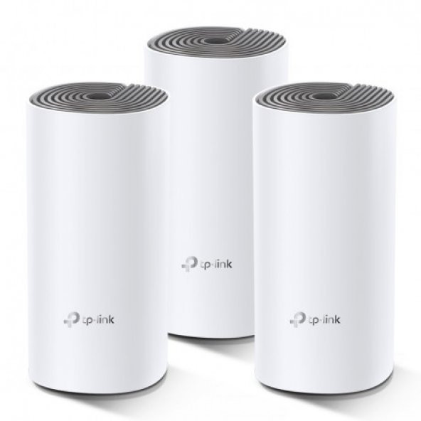 DECO E4 3P 1200MBPS TÜM EVİ KAPSAYAN MESH WI-FI SİSTEMİ (ÜÇLÜ)