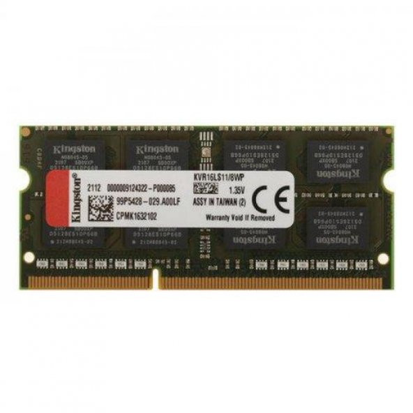 8GB DDR3 NB 1600 1.35V KVR16LS11/8WP