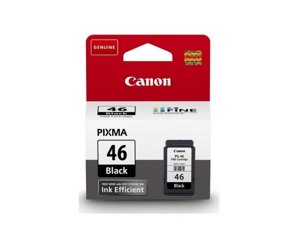 CANON PG-46 E-404 yazıcı için 400 sayfa Siyah Kartus