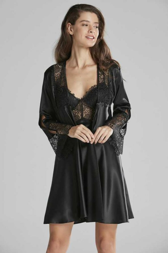Pierre Cardin 6625 Saten Güpürlü 6'lı Çeyiz Seti - 7