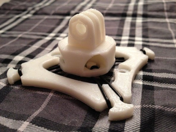 Dji Phantom Anti-Jello Gopro- Tutucu Askısı Standı Aparatı - Resim 8