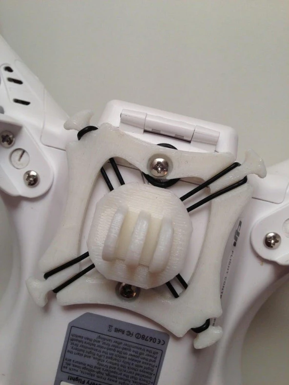 Dji Phantom Anti-Jello Gopro- Tutucu Askısı Standı Aparatı - Resim 5