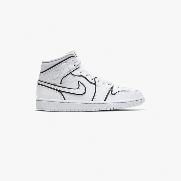 Jordan 1 Mid Iridescent Reflective White