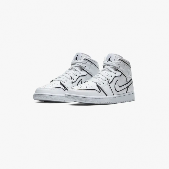 Jordan 1 Mid Iridescent Reflective White - 3