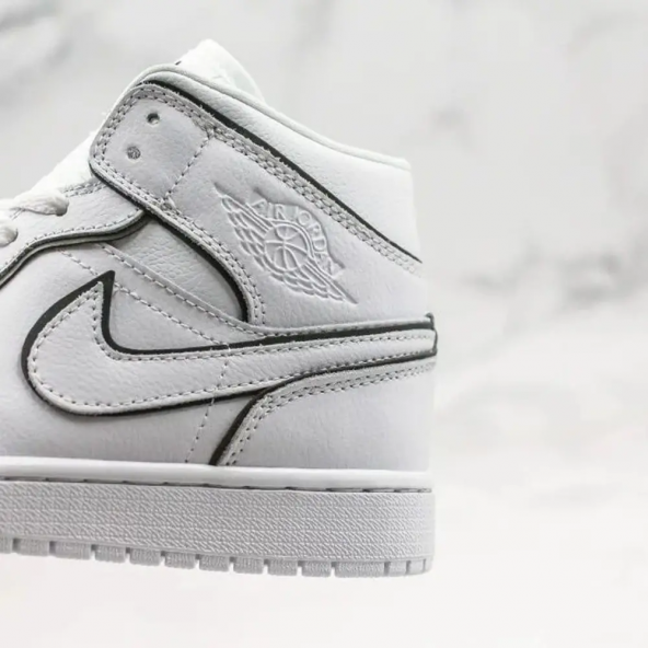 Jordan 1 Mid Iridescent Reflective White - 4