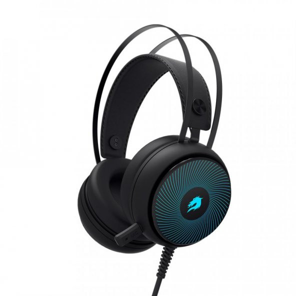 H12 Rebel 7 Renk RGB 7.1 Siyah Oyuncu Kulaklığı GB-H12
