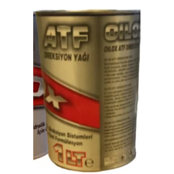 Oilox Atf Hidrolik Kırmızı Direksiyon Yağı Teneke 900 ml ( Üretim Yılı 2023 ) ürün görseli 1