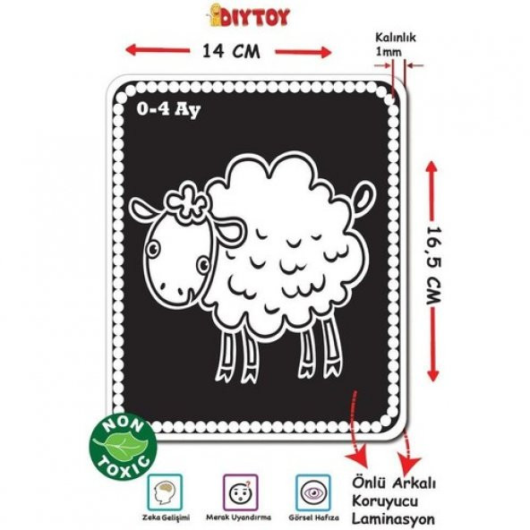 Dıytoy Bebeğimin İlk Zeka Kartları 0-12 Ay Bzk1369 - 3