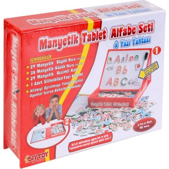 Dıytoy Manyetik Tablet Alfabe Set