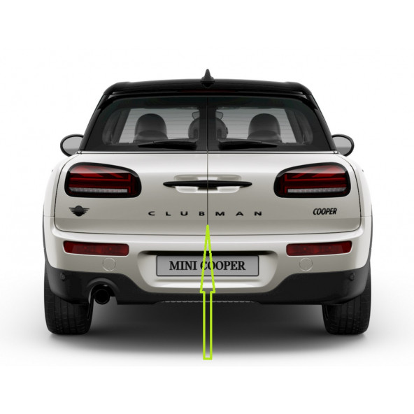 Mini Cooper Clubman Siyah Metal 3M Bagaj Yazı Logo