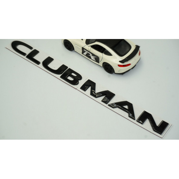 Mini Cooper Clubman Siyah Metal 3M Bagaj Yazı Logo - 2