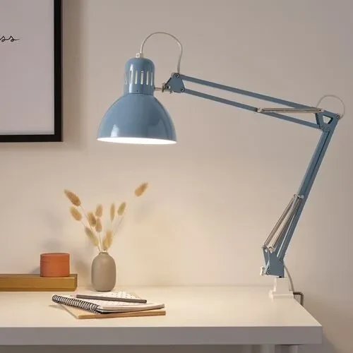 IKEA Tertial Çalışma Ofis Çizim Masası Lambası Açık Mavi - 2