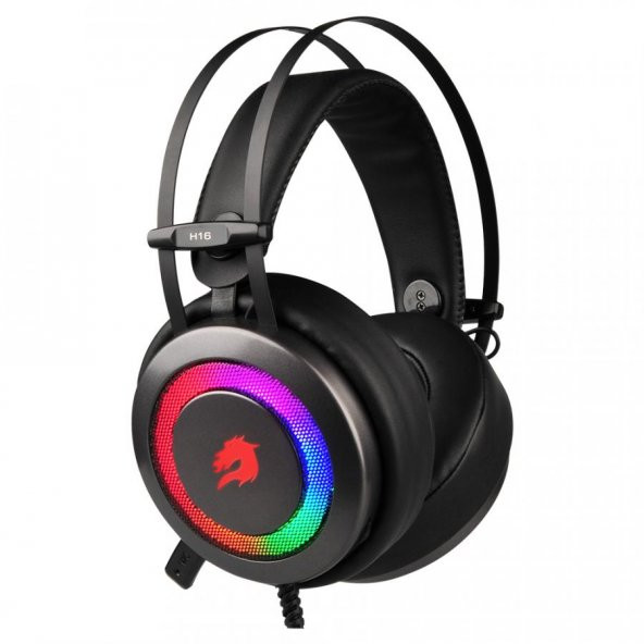 H16 Storm 5 Renk LED Aydınlatmalı 7.1 Gri Oyuncu Kulaklığı GB-H16 - 1