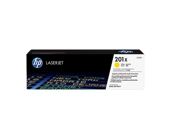 CF402X 201X Yüksek Kapasiteli Sarı Orijinal LaserJet Toner