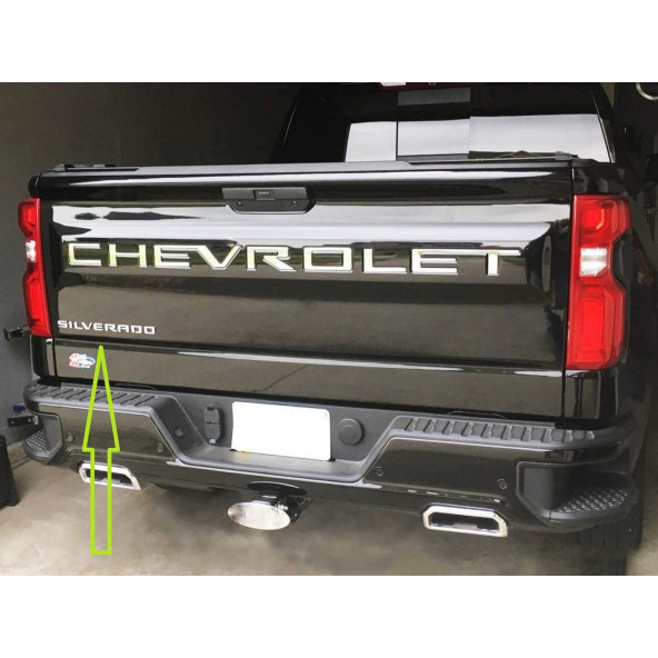 Chevrolet Siverado Bagaj 3M 3D Krom ABS Yazı Logo Amblem