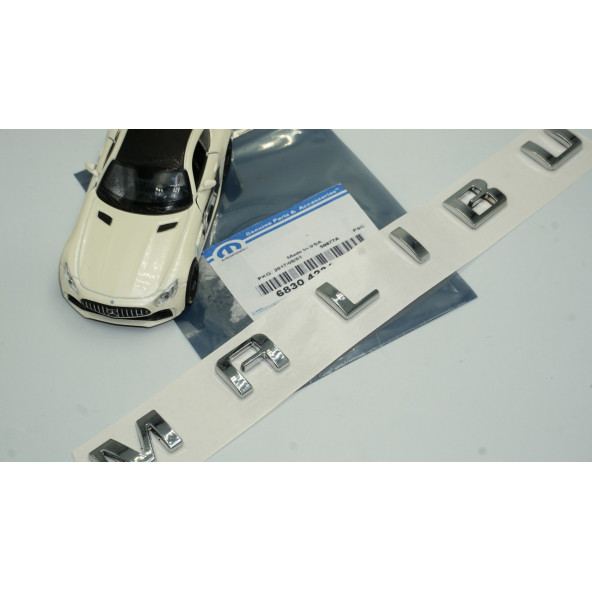 Chevrolet Malibu Bagaj 3M 3D Krom ABS Yazı Logo Amblem - 6
