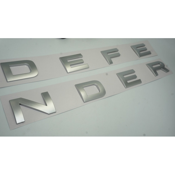 Land Rover Defender Kaput Bagaj Gri Abs Yazı Orjinal Ürün - Resim 2