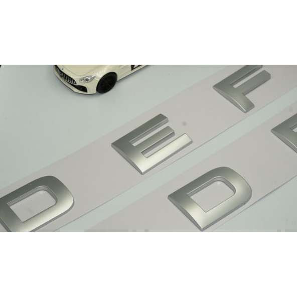 Land Rover Defender Kaput Bagaj Gri Abs Yazı Orjinal Ürün - Resim 3