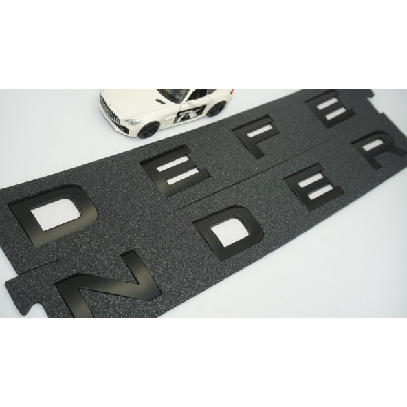 Land Rover Defender Kaput Bagaj Mat Siyah Abs Yazı Orjinal Ürün - Resim 5