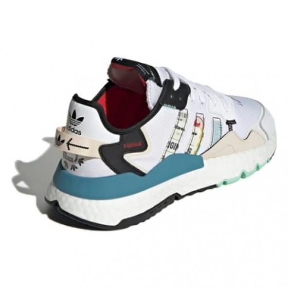 Adidas Nite Jogger Gw 4229 Beyaz Erkek Spor Ayakkabı - 5