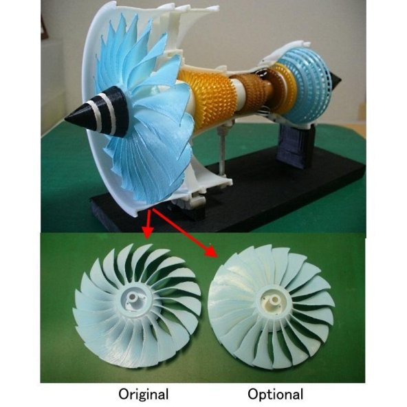 Jet Motor 3-Spool, Opsiyonel-Fan Plastik Aparat - 1