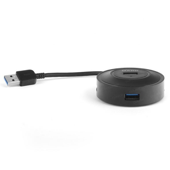 DK-AC-USB344 4 PORT USB3.0 USB HUB SIYAH