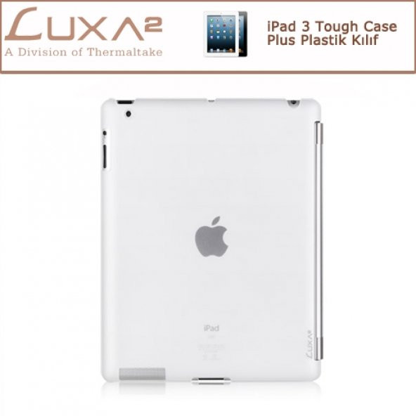 Luxa2 iPad 3 Tough Case Plus Plastik Kılıf-Beyaz LHA0063-A