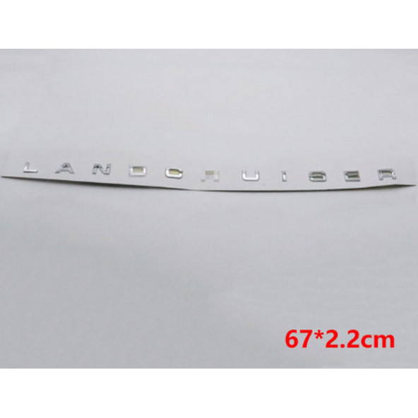 Toyota Land Cruiser 2008 2022 Krom Abs Ön Kaput Yazı Logo - 2