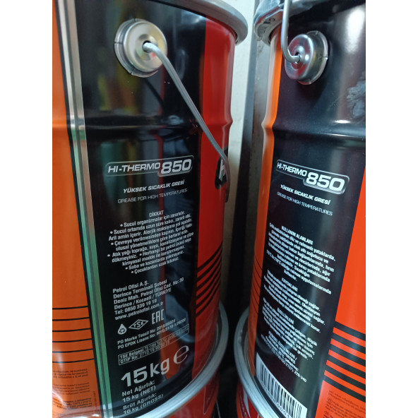 Petrol Ofisi HI-THERMO 850 Yüksek Sıcaklık Gresi 15 kg - 2