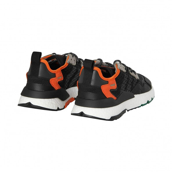 Adidas Nite Jogger Siyah Turuncu Ayakkab PttAVM 2024