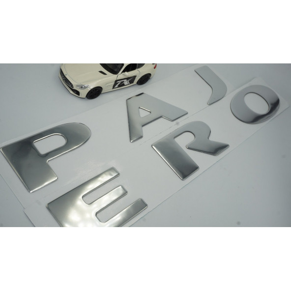 Mitsubishi Pajero V73 V75 V77 V93 V97 Krom Ön Kaput Yazı - 4