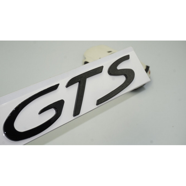 Porsche GTS 2004 2010 Cayenne Cayman Macan 911 718 S Siyah Bagaj Logo